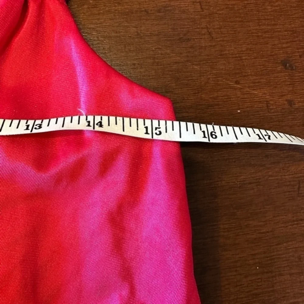 Vintage Erin Loren New York‎ red slip dress no size or care tag estimated medium